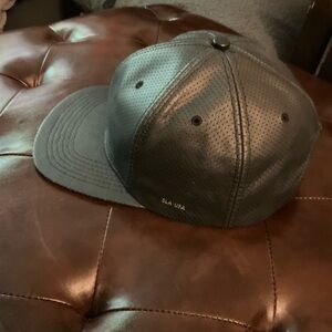 Stampd Black Leather Cap Men’s